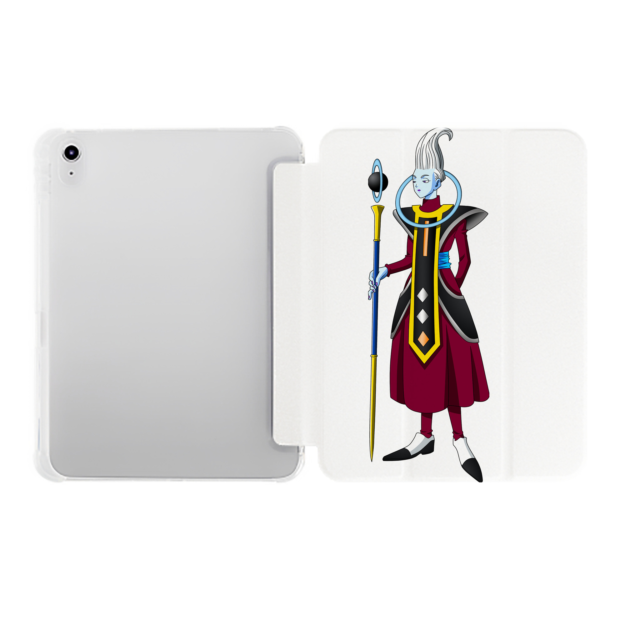 （画像用） ドラゴンボール DRAGON BALL IPad ケース ペン収納付き 三つ折りスタンド PUレザー×シリコン 対応機種9.5/10.5/10.9インチ